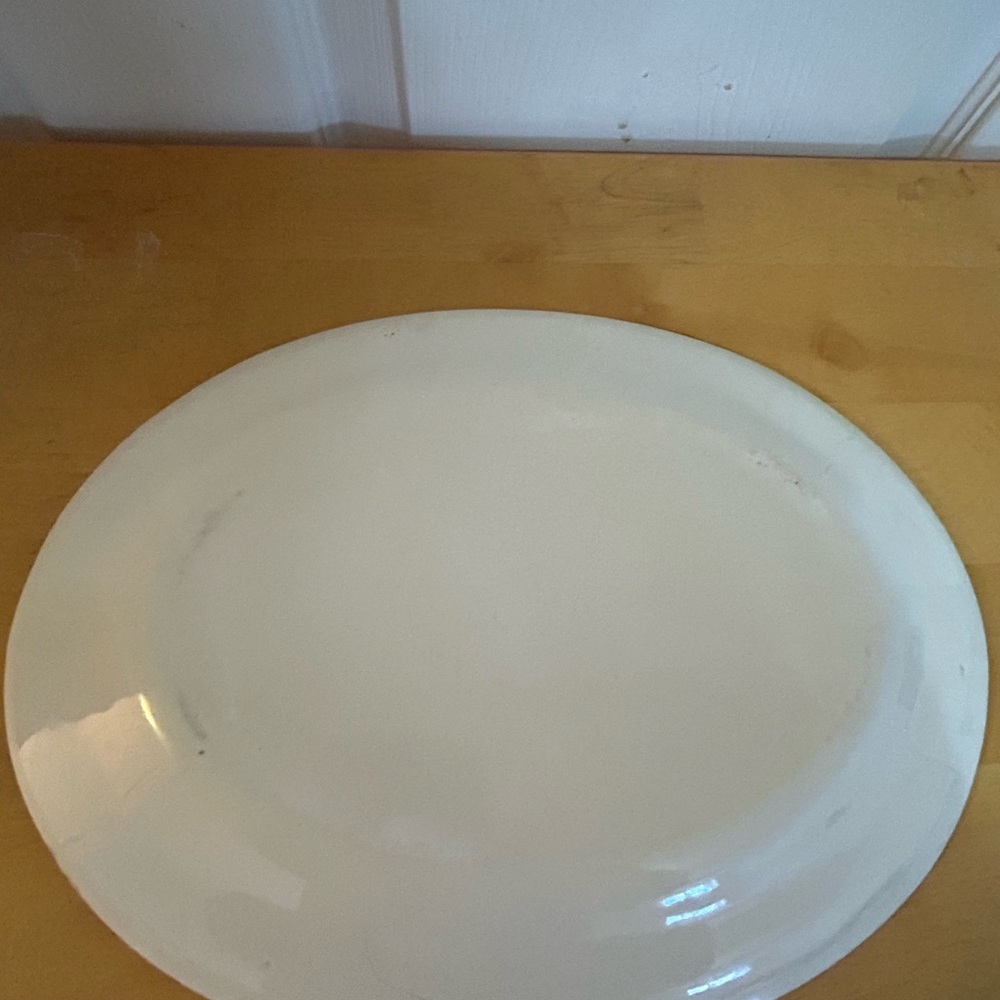 Blue Ridge Red Leaf small platter - Picture 4 of 4